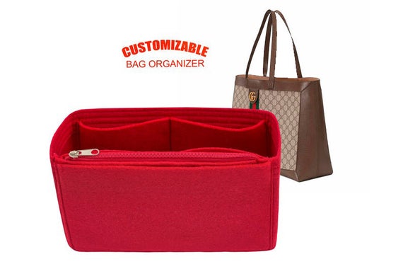 For "Guc ci Ophidia GG tote" bag insert organizer in 5 inch /12.5 cm - Express shipping by SenamonBagOrganizer