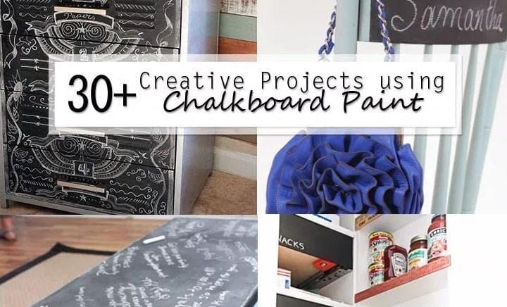 30+ Creative Projects using Chalkboard Paint
