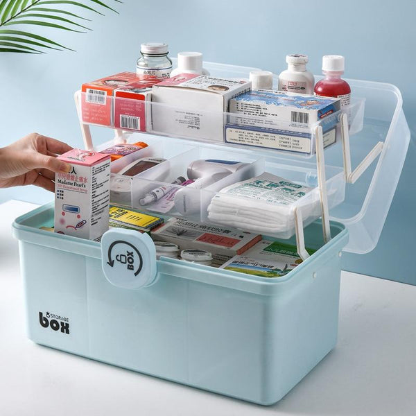 Multi-Store Emergency Medical Kit Box Storage