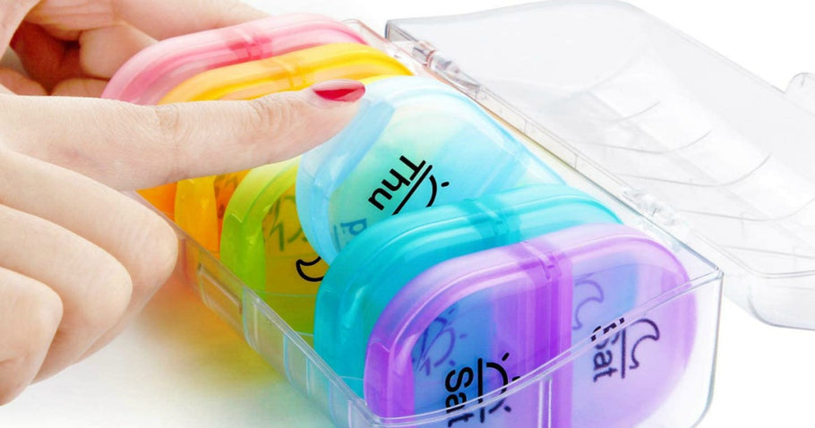 Daily Pill Organizer Only $6.99 on Amazon (Holds 7 Individual Organizers!)
