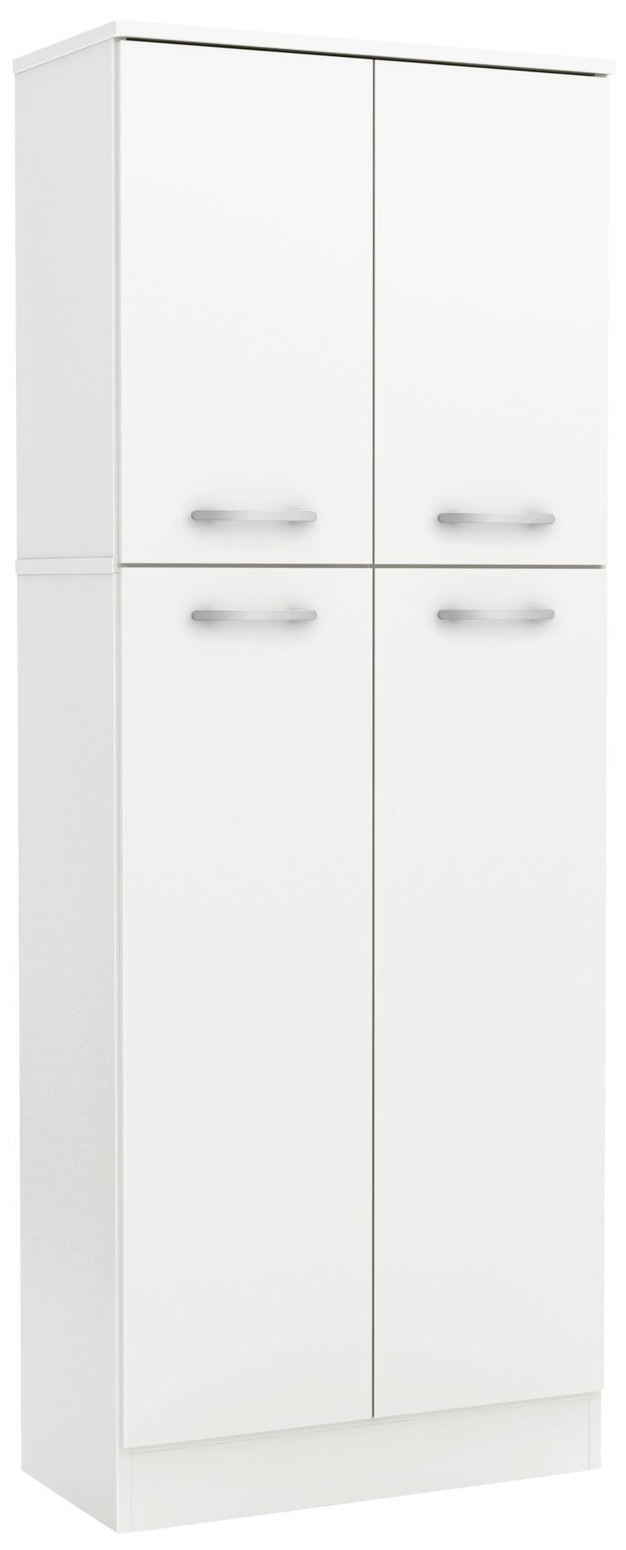 Discover south shore 4 door storage pantry with adjustable shelves pure white