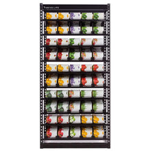 Load image into Gallery viewer, Budget shelf reliance frs can storage customizable can lengths first in first out rotation kitchen organizer canned goods pantry size cans 75 x 36 x 24 blackpantry unit