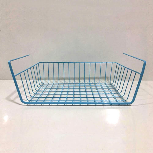 Storage organizer esupport under shelf storage basket hanging under cabinet wire basket organizer rack dormitory bedside corner shelves for kitchen pantry desk bookshelf cupboard