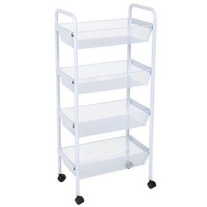 Amazon kitchen details simplify 4 drawer rolling utility storage cart organizer good for pantry office craft room garage closet classroom more 4 tier